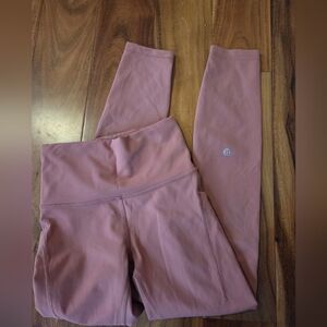 Lululemon High Waisted Pink Leggings